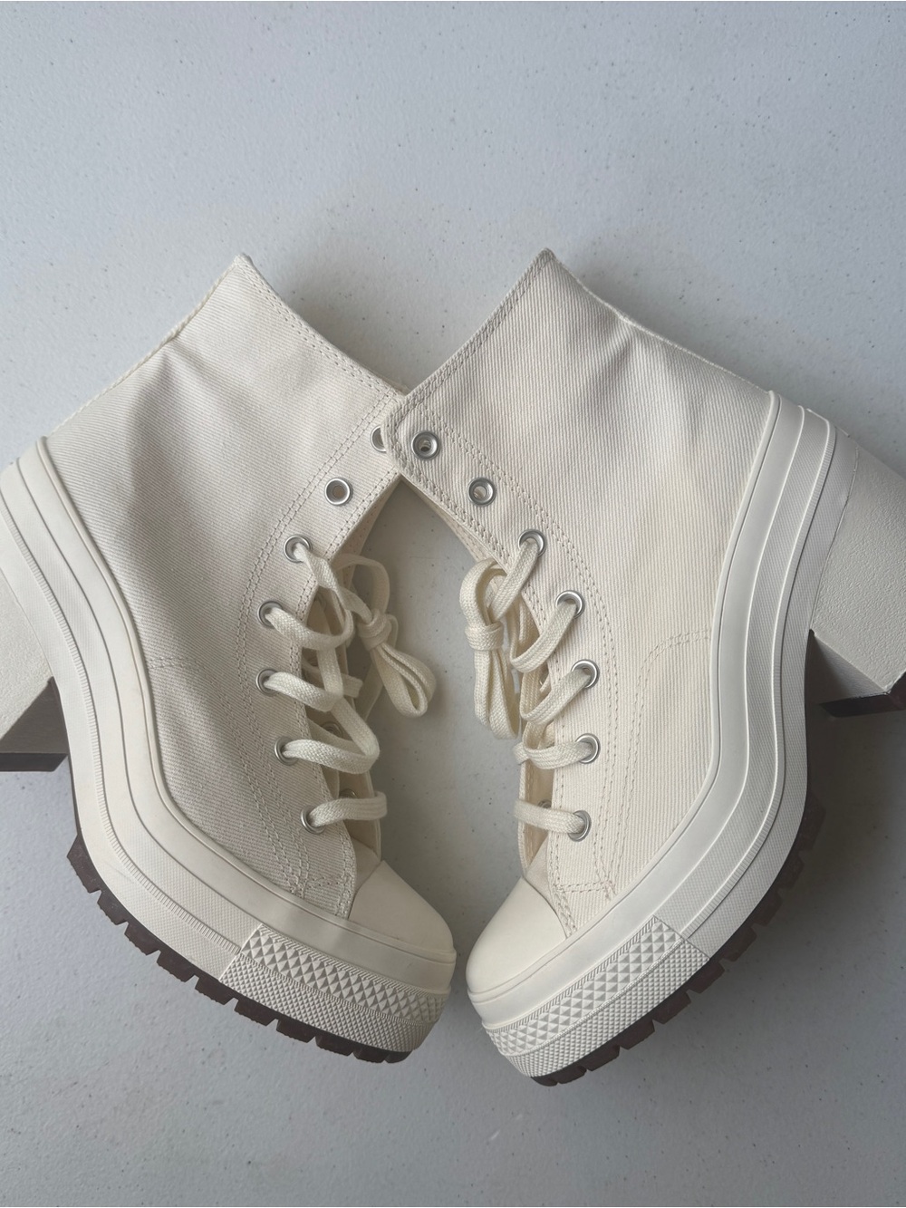 Converse Chuck 70 De Luxe Heel Shoes Egret Sneaker Unisex W 9.5 M 7.5 A05348C - Picture 7 of 16